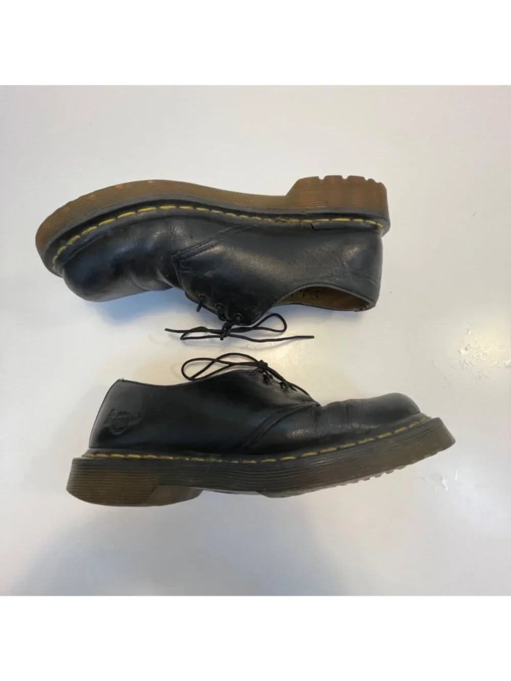 VTG Dr. Marten's 1461 Black Leather Oxford Shoes, Size 6 Men